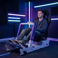 Simulador de Carreras JBR1012F, Cabina de Simulación en Inglés para PlayStation, Artículo en Stock para Juegos