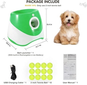 Etkileşimli köpek oyuncakları-orta ve büyük köpekler için otomatik tenis topu başlatıcısı açık egzersiz ve eğitim - Product Image 3