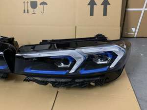 Lampe frontale de voiture modifiée mise à niveau vers <span class=keywords><strong>2023</strong></span> LCI Laser Full LED phares avec AFS pour BMW Série 3 G28 G20 - Product Image 5