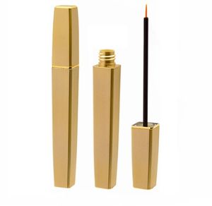 Tubo líquido de pintura en aerosol dorado de 3ml, nutrición para el crecimiento de pestañas para embalaje de líquido esencial, Material ABS, delineador de ojos vacío para cosméticos - Product Image 1
