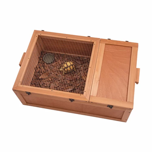 Vente flash : Cage en bois pour tortue et hamster, habitat pour reptiles, cage pour petits animaux, cage en acrylique pour hamster - Product Image 3