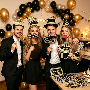 Accesorios para Fotomatón del Concierto Eras Tour 2027, PVC <span class=keywords><strong>de</strong></span> 5 mm, Letreros con Temática Musical, Gafas, Sombreros, Decoración para Fiestas y Eventos - Product Image 1