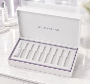 Coffret d'échantillons de parfum haut de gamme en forme de sac à main, emballage en papier estampé pour parfums, présentoir de vente au détail, logo personnalisé - Product Image 2