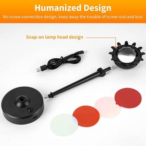 <span class=keywords><strong>Tramonto</strong></span> arcobaleno LED lampada da terra con telecomando 4 modalità 16 cambia colore Design moderno Cadrim telecomando alimentatore CC - Product Image 4