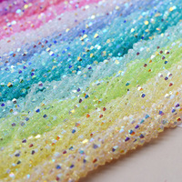 Nouvelles perles en verre cristal AB Colors 4 mm, perles bicones facettées pour la fabrication de bracelets et de colliers