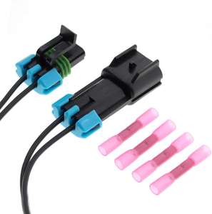 汽车用12英寸10号2针端子修理连接器插头线束 - Product Image 2