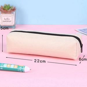 Sac à crayons personnalisé en tissu Oxford avec logo, vente en gros de sac de rangement portable pour papeterie, étui pour stylo et cadeau promotionnel - Product Image 6