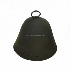 Gorro de Sauna de Fieltro, Absorbente de Agua, Aislante del Calor, Gorro de Baño Japonés <span class=keywords><strong>Onsen</strong></span>, Gorro de Sauna para Sudor y Vapor - Product Image 1