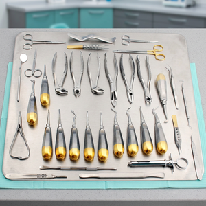 Kit d'instruments chirurgicaux manuels en acier inoxydable SERGLAB SL001, best-seller, pour chirurgie générale et dentaire, ensemble de chirurgie orale, certifié CE - Product Image 3