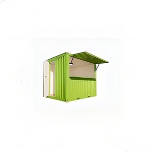 Casa Contenedor Modular Multifuncional Personalizada, Estructura de Acero Prefabricada, Casa Contenedor de 10 pies para Cafetería, Kiosco Callejero - Product Image 5