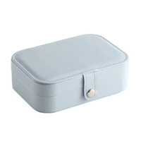 Boîte à bijoux portable, organisateur de bijoux créatif avec étui pour boucles d'oreilles, porte-colliers et boîte de rangement pour bagues pour femmes