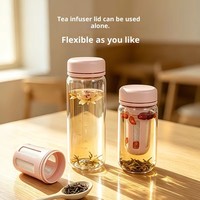 Meilleure vente 2026 : Gobelet portable Iinmei en plastique pour infusion à froid avec couvercle à vis – Design élégant, minimaliste et résistant aux hautes températures, grande capacité