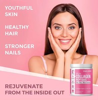 Gehydrolyseerd rundvleescollageenpeptidepoeder, huidverlichtende antioxidant, haar, huid, nagel, meerdere voordelen, OEM, private label, vrouwen