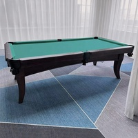 Table de billard de luxe en bois massif sur mesure pour la maison, 8 pieds, 2-en-1, table de billard 7 pieds avec retour de balles, qualité tournoi