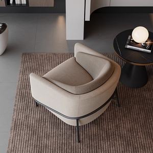 होटल बिक्री कार्यालयों के लिए लक्जरी डिजाइनर एकल रिसेप्शन सोफा क्लब स्नान केंद्र अवकाश-होटल प्रतीक्षा कुर्सी - Product Image 4