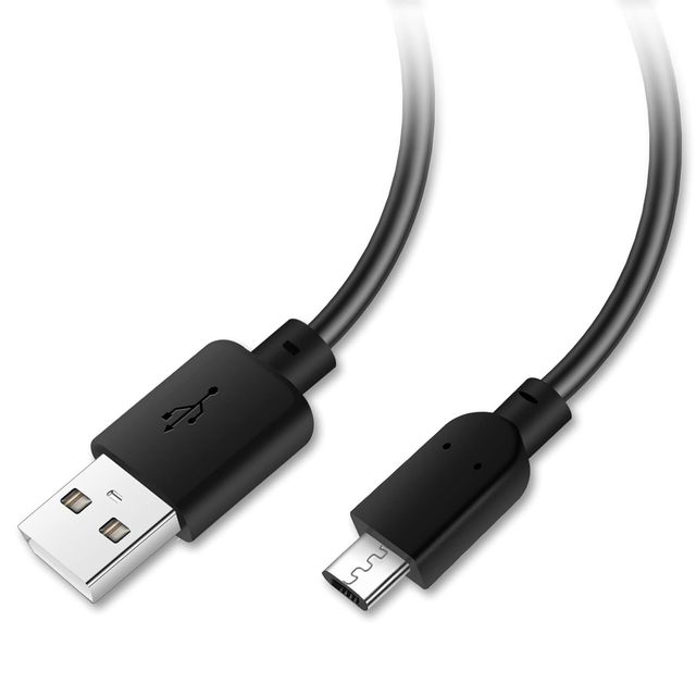SYONG USB A 2.0 to USB Micro-B Charge Sync Data Cable PC Laptop Smartphone Black,480Mbps High Speed Data Transfer Charging Cable