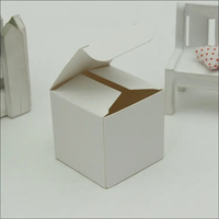 Boîte de papier kraft vierge avec logo personnalisé en vrac emballage d'expédition boîte de carte de couleur boîtes rigides produits épaissi blanc