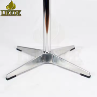 Table basse et de salle à manger de base en aluminium de conception moderne Offre Spéciale en métal noir pour des restaurants de café extérieurs hôtels de salon