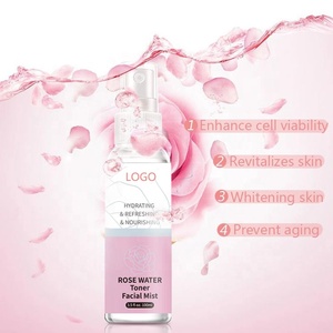 Etiqueta Privada 100% puro y natural Rosa agua niebla cara para el cuidado de la piel - Product Image 5