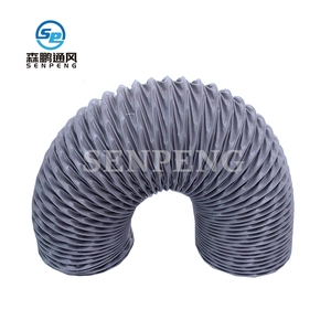 Condotto di Ventilazione <span class=keywords><strong>Flessibile</strong></span> in Tessuto di Nylon PVC Multiuso di Alta Qualità, Ignifugo e Leggero, Diametro 100mm (4 Pollici) - Product Image 1