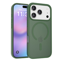 Pour iPhone 17/16/15/14/13 Pro Max Plus – Coque PC Business Design Protection intégrale 360 antichoc avec coussin d'air et marquage à chaud magnétique