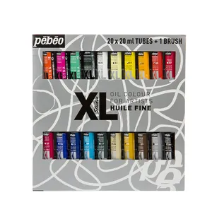 Tubos de aluminio para pintura al óleo, conjunto de pinturas artísticas de 24 colores, 12 ML