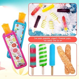 Custom Print Neoprene Shark Tail Funny Shape Popsicle Sleeve Kids Ice Pop Holder Freezer Pop Cooler Cover Ice-<strong>Polly</strong> Pole <strong>Bag</strong> - Product Image 6