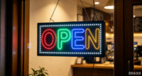 Enseigne néon LED multicolore personnalisable avec télécommande pour hôtels, centres commerciaux, parcs – Étanche – Décoration publicitaire