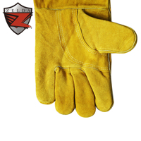 Gants de soudage en cuir de vache de 18 pouces