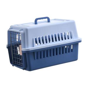 Grande cane blu cuccia da viaggio nido portatile trasportino per animali da compagnia Organizer gabbia rigida per gatti con animali - Product Image 6