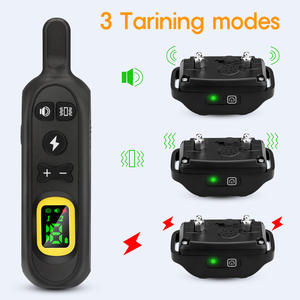 Collier de dressage intelligent pour chien P19, télécommande, vibration, étanche, pour chiens de petite et moyenne taille, design moderne, matériau ABS - Product Image 2
