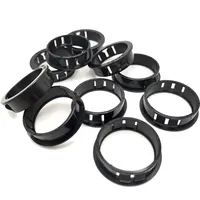 Bouchon de panneau PA66 pour câble électrique, anti-abrasion, protecteur de trou de panneau, UL94V2, noir, blanc, ignifuge