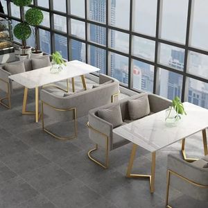 Canapé simple visiteur d'hôtel Salon en velours au design moderne Immeuble de bureaux Canapé de loisirs Chaise de visite pour réception d'invités - Product Image 2