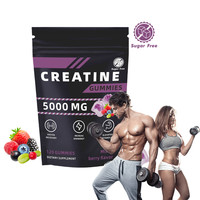 Sucre libre Créatine pure Monohydrate Complexe gommeux L-carnitine Taurine Créatine aromatisée pour femmes et hommes Gommes pré-entraînement