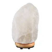 עיצוב הבית 2-3kgs פקיסטן ההימלאיה טבעי קריסטל רוק אבן ורוד מלח מנורת עם עץ בסיס