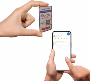 Carte NFC pour booster les avis Google, améliorer les commentaires des clients, scanner le QR, compatible iPhone et Android – Aucun <span class=keywords><strong>abonnement</strong></span> à l'application requis, lot de 6, accès inclus - Product Image 5
