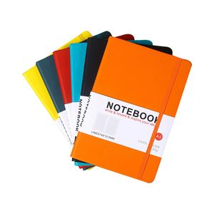 AI-MICH Promotional Custom Hardcover <b>Leather</b> Notebook Giveaway Gift Journal Diary Organizer School Gift Portable Office Notebook - Product Image 6