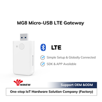 Escáner de Balizas BLE, Receptor iBeacon Inalámbrico, Programable, Puerta de Enlace USB MQTT, Puerta de Enlace IoT Inalámbrica 4G LTE BLE 5.0 Bluetooth