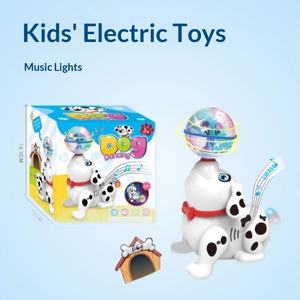 Trottola Elettrica Educativa Rotante Yuglow, Design Cartoon Panda e Cucciolo con Suoni e Luci - Product Image 3