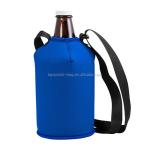 Bandoulière personnalisé néoprène <span class=keywords><strong>2L</strong></span> porte-<span class=keywords><strong>bouteille</strong></span> en verre de vin fermeture éclair étanche 64oz manchon de <span class=keywords><strong>bouteille</strong></span> en verre d'alcool - Product Image 6