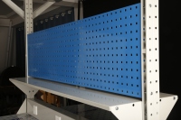Table de travail industrielle en acier inoxydable sur mesure, double face, avec prise électrique et éclairage LED, vente en gros, OEM