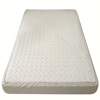 Protège-matelas imperméable à ultrasons, drap-housse en polyester respirant pour lit King, Queen, Full, Twin