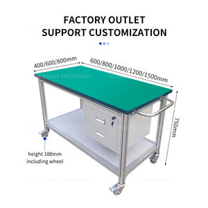 एल्यूमीनियम फ्रेम एएसडी असेंबली लाइन वर्कबेंच ओम अनुकूलित आकार मल्टीफ़ंक्शन ट्रॉली - Product Image 3