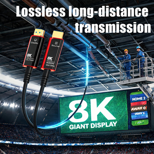 Câble <span class=keywords><strong>HDMI</strong></span> Fibre Optique Qualité Professionnelle Ultra Haute Vitesse A129 8K 60Hz HDR pour Installation Murale - Product Image 3