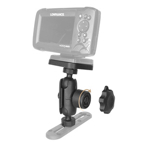 Support composite pour trackball de 1,5 pouces avec bras de 8,7 cm/9,5 cm pour support de sondeur de pêche, appareils Humminbird Piranha et plus encore - Product Image 1