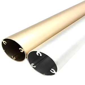 Perfil de tubo de extrusión de aluminio de pista ovalada de extrusión de aluminio