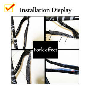 Ztto — protecteur de chaîne de vélo, pour cadre de bicyclette, vtt, route, fourche avant, protection de sangle, 3 supports - Product Image 3