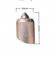 Foret de forage rocheux dur BR3 / Dents en carbure pour alésoir HDD / Dents de tarière de forage soudées pour baril de carottage de plateforme de forage