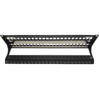 Rak kosong terpasang Panel CAT 7 UTP 48 port, rak kosong/kosong Panel Patch