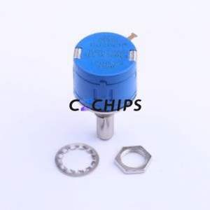 Resistencia Ajustable/Potenciómetro 3540S-1-502L, Componente de Orificio Pasante (THT), Resistencia de 5kOhm, 5%, 2W - Product Image 2